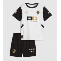 Camiseta Valencia Primera Equipación Replica 2024-25 para niños mangas cortas (+ Pantalones cortos)